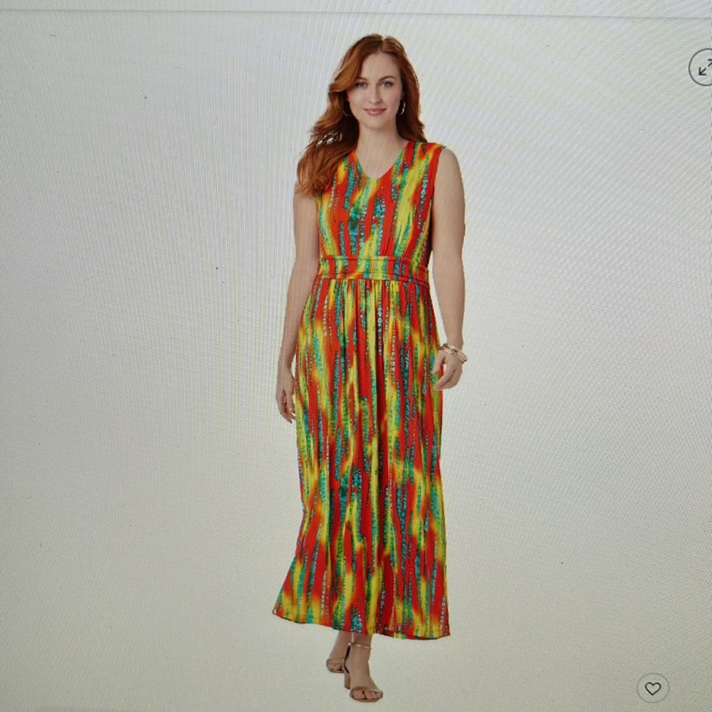 Jessica London Tie Dye maxi dress 2X